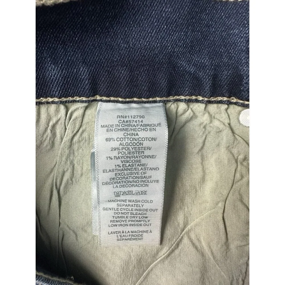 True Religion Ricky SN Flap Straight Jeans Men’s 33 Blue NWT $159